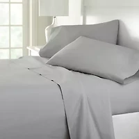 Home Expressions Cool And Crisp 6pc Cotton Percale Sheet Set