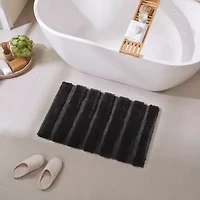 Madison Park Tufted Pearl Channel Soft Solid Bath Rug