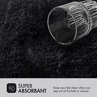 Madison Park Tufted Pearl Channel Soft Solid Bath Rug