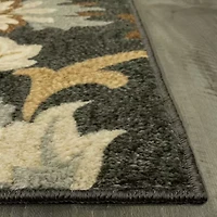 Maples Jacobean Floral Indoor Rectangular Runner