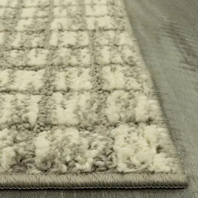 Maples Grid Indoor Rectangular Accent Rug