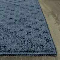 Maples Textured Solid Weave Indoor Rectangular Accent Rug