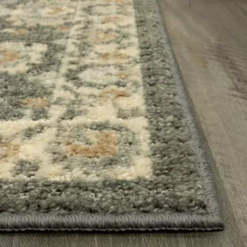 Maples Persian Gray Border Indoor Rectangular Accent Rug