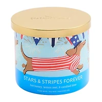 Distant Lands 14oz Stars & Stripes Forever 3-Wick Scented Jar Candle