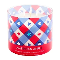 Distant Lands 14oz American Apple 3-Wick Scented Jar Candle