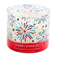 Distant Lands 14oz Cherry Sparkler 3-Wick Scented Jar Candle
