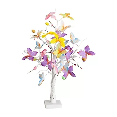 Nearly Natural 2ft Butterfly Twig Indoor Artificial Tree