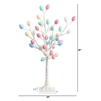 Nearly Natural 3ft Easter Twig Lighted Indoor Artificial Tree