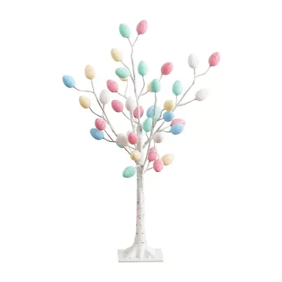 Nearly Natural 3ft Easter Twig Lighted Indoor Artificial Tree