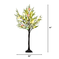 Nearly Natural 3ft Easter Egg Twig With Greens Lighted Indoor Artificial Tree