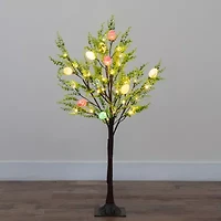 Nearly Natural 3ft Easter Egg Twig With Greens Lighted Indoor Artificial Tree