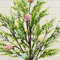 Nearly Natural 3ft Easter Egg Twig With Greens Lighted Indoor Artificial Tree