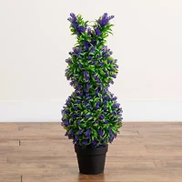 Nearly Natural 31" Bunny Shaped Lavender Artificial Plant