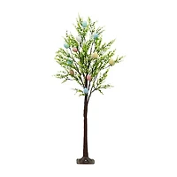 Nearly Natural 4ft Easter Egg Twig With Greens Lighted Indoor Artificial Tree