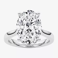 Grown Gorgeous (F / Vs2) Womens / CT. T.W. Lab White Diamond 14K Gold Oval Solitaire Engagement Ring