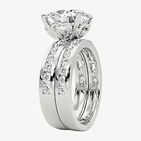 Grown Gorgeous (F / Vs2) Womens / CT. T.W. Lab White Diamond 14K Gold Oval Side Stone Bridal Set