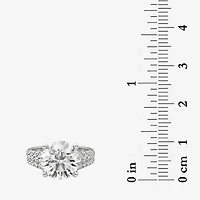 Grown Gorgeous (F / Vs2) Womens 4 5/8 Ct. T.W. Lab White Diamond 14K Gold Round Side Stone Bridal Set