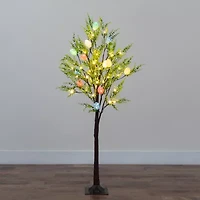 Nearly Natural 4ft Easter Egg Twig With Greens Lighted Indoor Artificial Tree