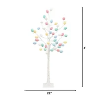 Nearly Natural 4ft Easter Twig Lighted Indoor Artificial Tree