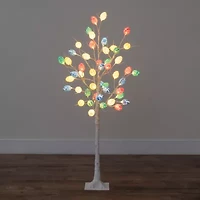 Nearly Natural 4ft Easter Twig Lighted Indoor Artificial Tree
