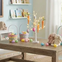 Nearly Natural 2ft Easter Egg And Carrots Ornament Twig Indoor Artificial Tree
