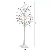 Nearly Natural 5ft Easter Twig Lighted Indoor Artificial Tree