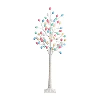 Nearly Natural 5ft Easter Twig Lighted Indoor Artificial Tree