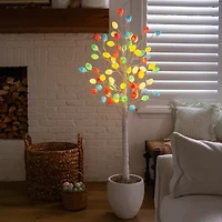 Nearly Natural 5ft Easter Twig Lighted Indoor Artificial Tree