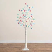 Nearly Natural 5ft Easter Twig Lighted Indoor Artificial Tree