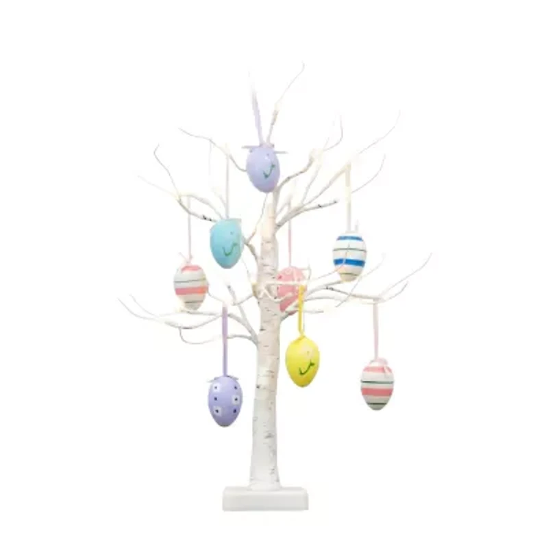 Nearly Natural 2ft Easter Twig With Egg Ornaments Indoor Artificial Tree