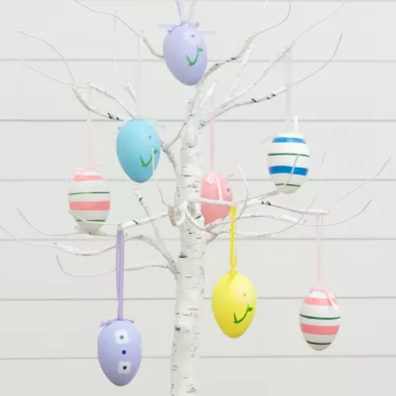 Nearly Natural 2ft Easter Twig With Egg Ornaments Indoor Artificial Tree