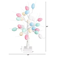 Nearly Natural 2ft Easter Egg Twig Indoor Artificial Tree