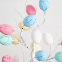 Nearly Natural 2ft Easter Egg Twig Indoor Artificial Tree