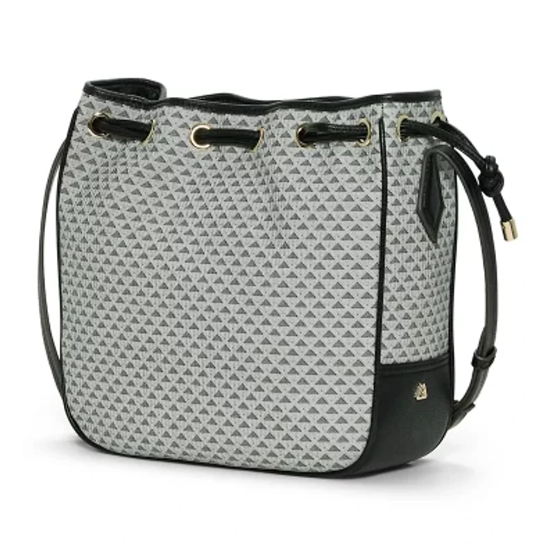 Liz Claiborne Aria Drawstring Bucket Bag
