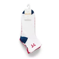 Mixit Womens Multi-Pack 3 Pair Quarter Ankle Socks
