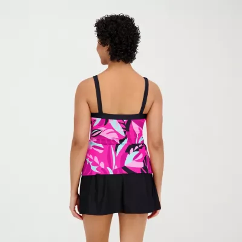 ZeroXposur Womens Comfort Straps Tankini Swimsuit Top