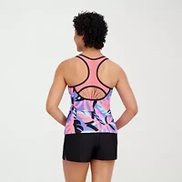 ZeroXposur Womens Built Bra Tankini Swimsuit Top