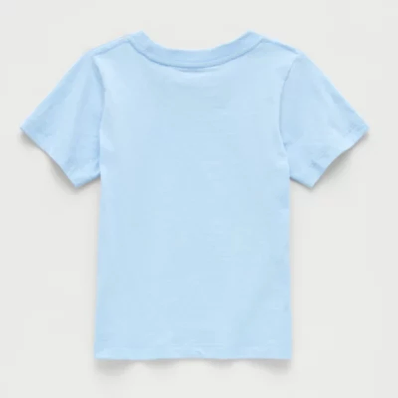 Toddler Girls Crew Neck Short Sleeve Bluey Graphic T-Shirt