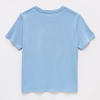 Disney Collection Girls Crew Neck Short Sleeve Stitch T-Shirt