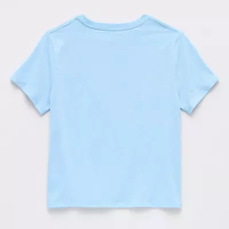 Disney Collection Girls Crew Neck Short Sleeve Stitch T-Shirt