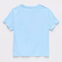Disney Collection Girls Crew Neck Short Sleeve Stitch T-Shirt
