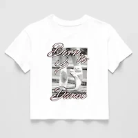 Xersion Little & Big Kid Girls Crew Neck Short Sleeve Relaxed Fit Graphic T-Shirt