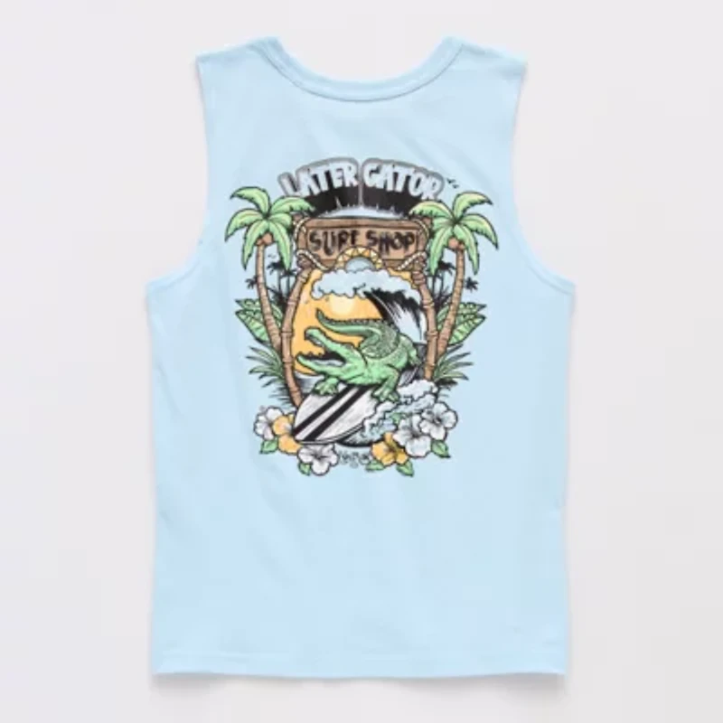 Thereabouts Little & Big Kid Boys Crew Neck Sleeveless Tank Top