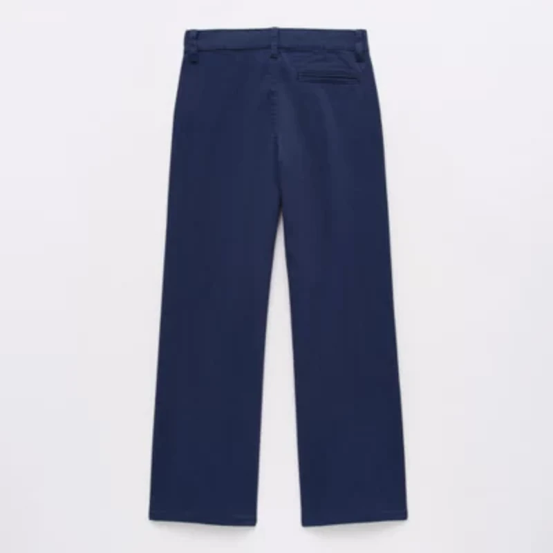 Thereabouts Little & Big Kid Girls Wide Leg Regular Fit Flat Front Pant