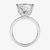 Grown Gorgeous (F / Vs2) Womens 7 Ct.T.W. Lab White Diamond 14K Gold Side Stone Engagement Ring