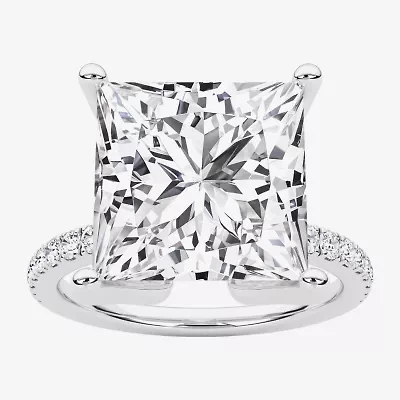 Grown Gorgeous (F / Vs2) Womens 7 Ct.T.W. Lab White Diamond 14K Gold Side Stone Engagement Ring