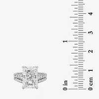 Grown Gorgeous ( F / Vs2 ) Womens 5 3/8 Ct. T.W. Lab White Diamond 14K Gold Rectangular Side Stone Bridal Set