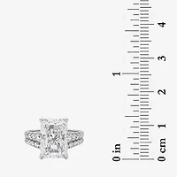 Grown Gorgeous ( F / Vs2 ) Womens 5 3/8 Ct. T.W. Lab White Diamond 14K Gold Rectangular Side Stone Bridal Set