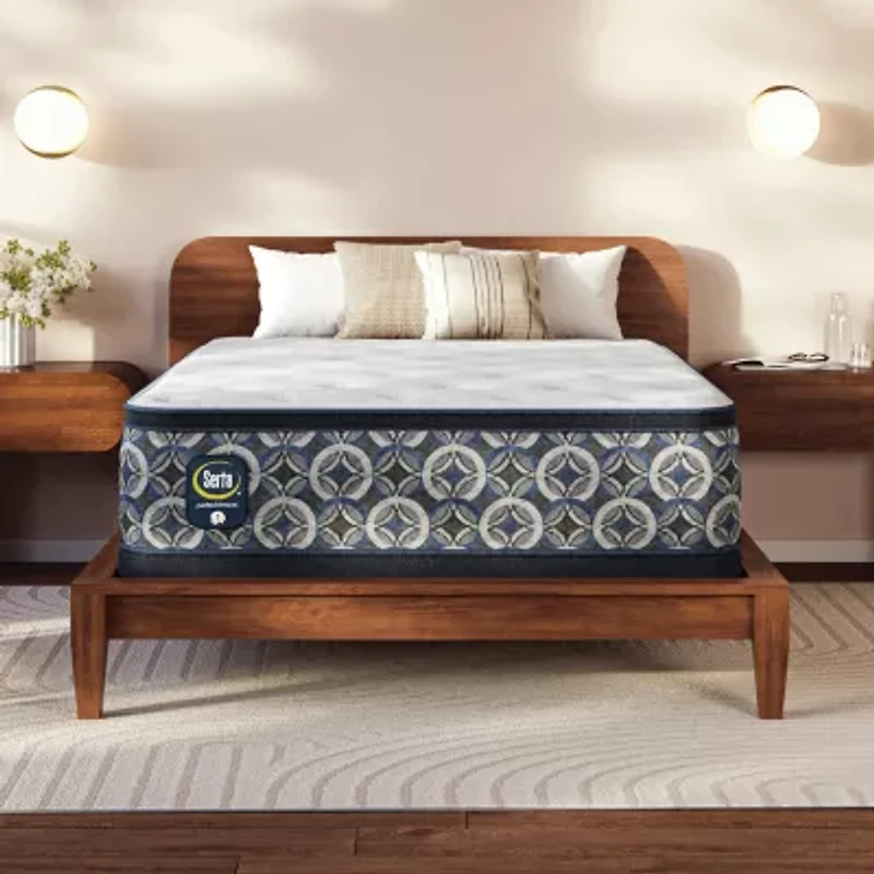 The Serta Perfect Sleeper Mondale 14" Plush Pillow Top - Mattress + Adjustable Base