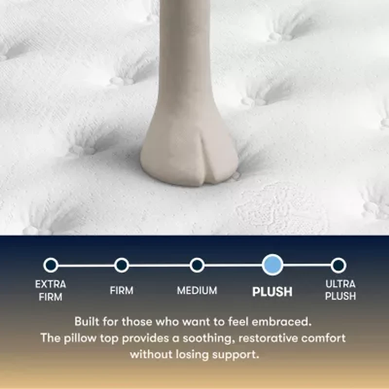 The Serta Perfect Sleeper Mondale 14" Plush Pillow Top - Mattress + Adjustable Base
